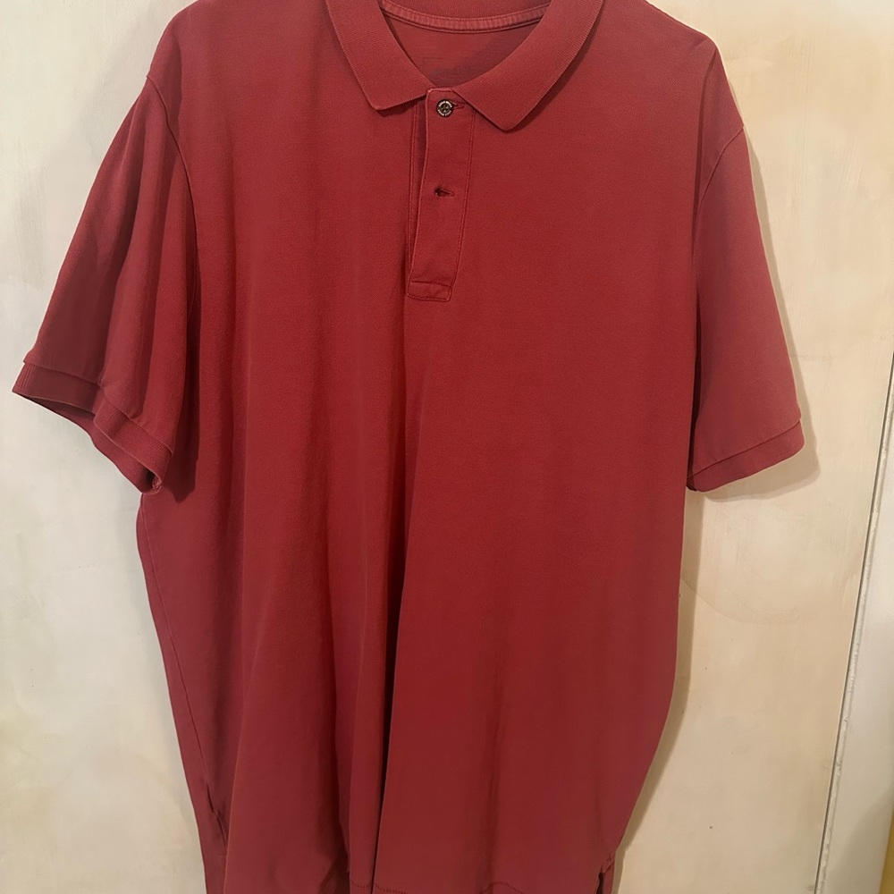 Eddie Bauer Deep Red Polo Shirt